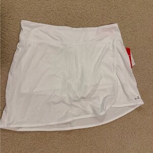 Women's White Athletic Skort
